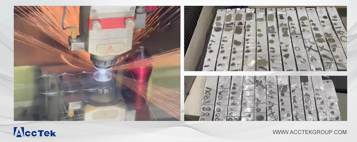 光纖激光頭切割金屬